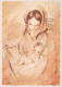 Vierge Marie Madone Bébé JÉSUS Noël Religion Vintage Carte Postale CPSM #PBP945.A - Virgen Mary & Madonnas