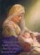 Vergine Maria Madonna Gesù Bambino Natale Religione Vintage Cartolina CPSM #PBP929.A - Vergine Maria E Madonne