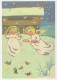ÁNGEL Navidad Vintage Tarjeta Postal CPSM #PBP458.A - Angels