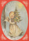 ANGELO Natale Vintage Cartolina CPSM #PBP414.A - Angels