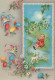 PASQUA BAMBINO Vintage Cartolina CPSM #PBO263.A - Pâques