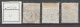 GB1902/06/11: Three Used Items Of 6 D EVII, De La Rueord. A. Chalk-surf. Pap, Somerset, Ord. Pap. Pale Redd. Purp.   O - Gebruikt