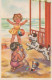 ENFANTS Scènes Paysages Vintage Carte Postale CPSMPF #PKG762.A - Scènes & Paysages