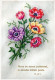 FLEURS Vintage Carte Postale CPA #PKE689.A - Blumen