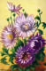 FLOWERS Vintage Ansichtskarte Postkarte CPA #PKE520.A - Fiori