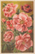 FLOWERS Vintage Ansichtskarte Postkarte CPA #PKE490.A - Fiori