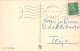 PÂQUES POULET ŒUF Vintage Carte Postale CPA #PKE104.A - Easter