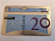 NETHERLANDS  20 UNITS  ABN/AMRO BANK  L&G   ABN/AMRO WORLDTENNIS TOURNAMENT  MINT    ** 16610** - [3] Sim Cards, Prepaid & Refills