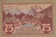 75 HELLER 1918-1921 Stadt LOFER Salzburg Österreich Notgeld Banknote #PD769 - Lokale Ausgaben