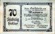 70 HELLER 1920 Stadt MUTTERS Tyrol Österreich Notgeld Banknote #PI297 - [11] Emisiones Locales