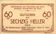 60 HELLER 1920 Stadt STEINAKIRCHEN AM FORST Niedrigeren Österreich UNC Österreich #PH461 - Lokale Ausgaben