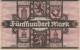 500 MARK 1922 Stadt LIEBENWERDA Saxony DEUTSCHLAND Notgeld Papiergeld Banknote #PK980 - Lokale Ausgaben