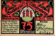 75 PFENNIG 1921 Stadt WESENBERG IN MECKLENBURG DEUTSCHLAND #PF938 - Lokale Ausgaben