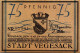 75 PFENNIG 1921 Stadt VEGESACK Bremen DEUTSCHLAND Notgeld Banknote #PF457 - Lokale Ausgaben