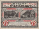 75 PFENNIG 1921 Stadt STOLZENAU Hanover UNC DEUTSCHLAND Notgeld Banknote #PJ071 - Lokale Ausgaben