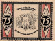 75 PFENNIG 1921 Stadt STOLZENAU Hanover DEUTSCHLAND Notgeld Banknote #PJ084 - Lokale Ausgaben