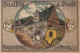 75 PFENNIG 1921 Stadt SAALFELD Thuringia DEUTSCHLAND Notgeld Banknote #PF905 - Lokale Ausgaben