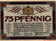 75 PFENNIG 1921 Stadt LINGEN Hanover UNC DEUTSCHLAND Notgeld Banknote #PC252 - [11] Local Banknote Issues