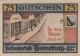 75 PFENNIG 1921 Stadt HORNEBURG Hanover DEUTSCHLAND Notgeld Banknote #PF864 - [11] Local Banknote Issues