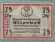 75 PFENNIG 1921 Stadt BREDSTEDT Schleswig-Holstein UNC DEUTSCHLAND #PB173 - [11] Local Banknote Issues