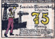 75 PFENNIG 1921 Stadt BLUMENTHAL IN HANNOVER Hanover UNC DEUTSCHLAND #PI481 - [11] Local Banknote Issues