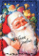 SANTA CLAUS Happy New Year Christmas Vintage Postcard CPSM #PBL479.GB - Santa Claus