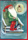 SANTA CLAUS Happy New Year Christmas Vintage Postcard CPSM #PBL289.GB - Santa Claus