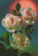 FLOWERS Vintage Postcard CPSM #PAR901.GB - Blumen