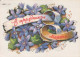 FLOWERS Vintage Postcard CPSM #PAR721.GB - Blumen