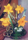 FLOWERS Vintage Postcard CPSM #PAR059.GB - Flowers