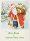 SANTA CLAUS CHRISTMAS Holidays Vintage Postcard CPSM #PAK825.GB - Santa Claus