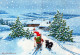 SANTA CLAUS CHRISTMAS Holidays Vintage Postcard CPSM #PAK972.GB - Santa Claus