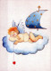 ANGEL CHRISTMAS Holidays Vintage Postcard CPSM #PAH682.GB - Angeli