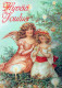 ANGEL CHRISTMAS Holidays Vintage Postcard CPSM #PAH931.GB - Angeli