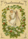 ANGEL CHRISTMAS Holidays Vintage Postcard CPSM #PAJ319.GB - Anges