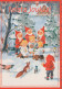 ANGEL CHRISTMAS Holidays Vintage Postcard CPSM #PAG866.GB - Angels