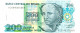 BRASIL 200 CRUZADOS 1990 UNC Paper Money Banknote #P10861.4 - [11] Emissions Locales