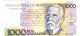 BRASIL 1000 CRUZADOS 1989 UNC Paper Money Banknote #P10872.4 - [11] Emisiones Locales