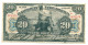 BOLIVIA 20 BOLIVIANOS 1911 SERIE D Paper Money Banknote #P10795.4 - [11] Emisiones Locales