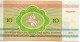 BELARUS 10 RUBLES 1992 Lynx Paper Money Banknote #P10193 - [11] Emissioni Locali