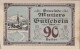 90 HELLER 1920 Stadt MUTTERS Tyrol Österreich Notgeld Banknote #PI298 - [11] Local Banknote Issues