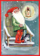 PAPÁ NOEL Feliz Año Navidad Vintage Tarjeta Postal CPSM #PBL547.ES - Santa Claus