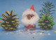 PAPÁ NOEL Feliz Año Navidad Vintage Tarjeta Postal CPSM #PBB242.ES - Santa Claus