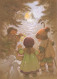 NIÑOS Escena Paisaje Niño JESÚS Vintage Tarjeta Postal CPSM #PBB564.ES - Scènes & Paysages