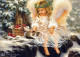 ÁNGEL NAVIDAD Vintage Tarjeta Postal CPSM #PAH180.ES - Angels