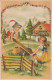 CHILDREN CHILDREN Scene S Landscapes Vintage Postcard CPSMPF #PKG773.GB - Scènes & Paysages