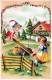 CHILDREN CHILDREN Scene S Landscapes Vintage Postcard CPSMPF #PKG773.GB - Szenen & Landschaften