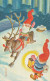 SANTA CLAUS Happy New Year Christmas Vintage Postcard CPSMPF #PKG328.GB - Santa Claus