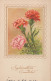 FLOWERS Vintage Postcard CPA #PKE725.GB - Flowers