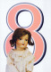 HAPPY BIRTHDAY 8 Year Old GIRL CHILDREN Vintage Postal CPSM #PBT912.GB - Geburtstag